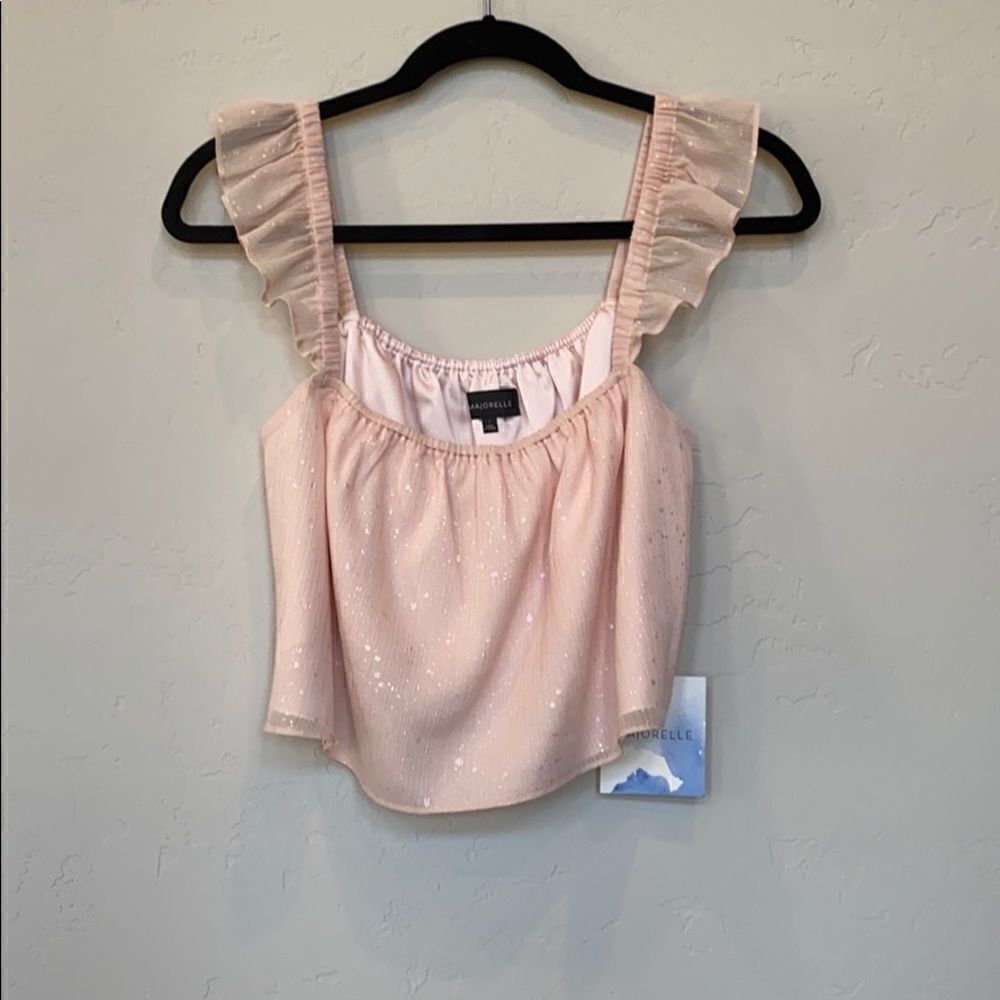 Revolve Majorelle Whittier Top in Sparkle Pink - Picture 4 of 8